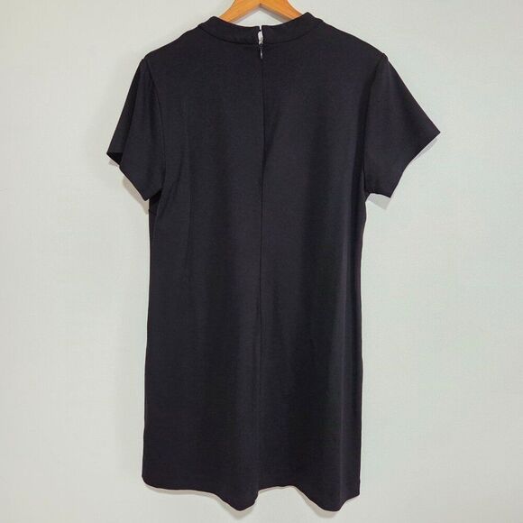 EUC SANCTUARY LITTLE BLACK DRESS V NECK WITH CHOKER SIZE LARGE - Picture 3 of 13